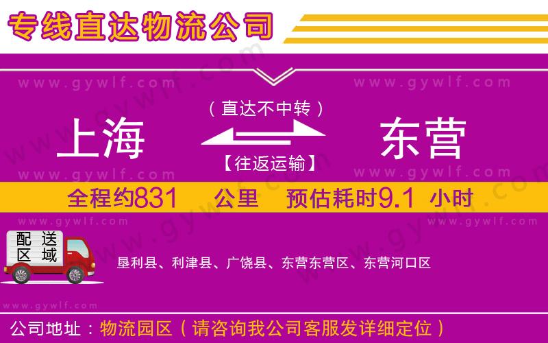 上海到東營(yíng)物流專線