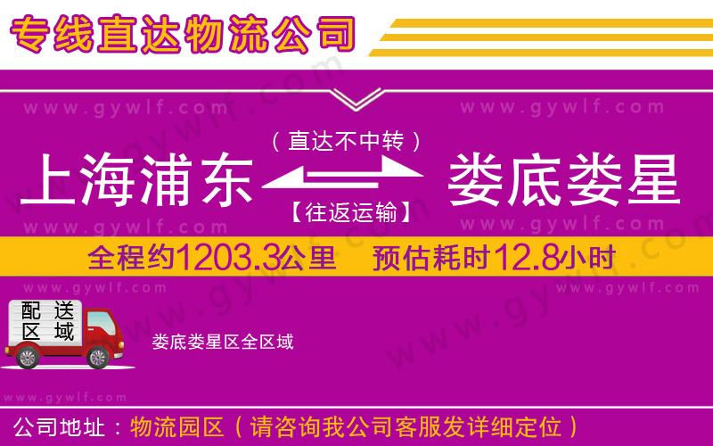 上海浦東區(qū)到婁底婁星區(qū)物流公司