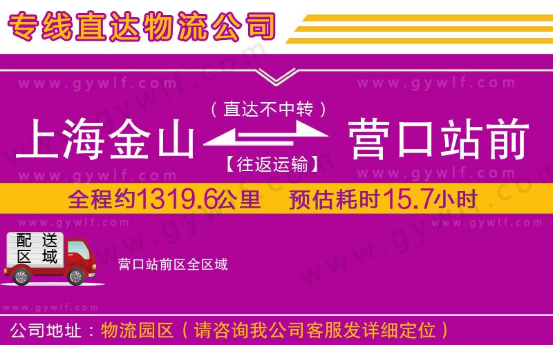 上海金山區(qū)到營(yíng)口站前區(qū)物流公司