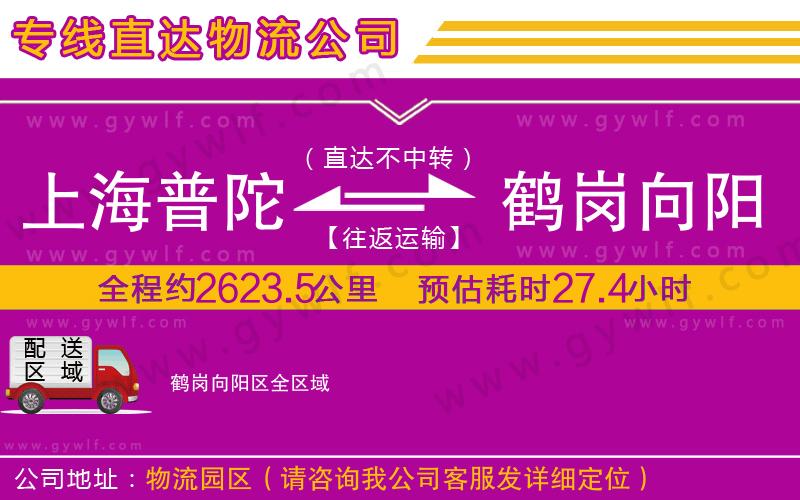上海普陀區(qū)到鶴崗向陽(yáng)區(qū)物流公司